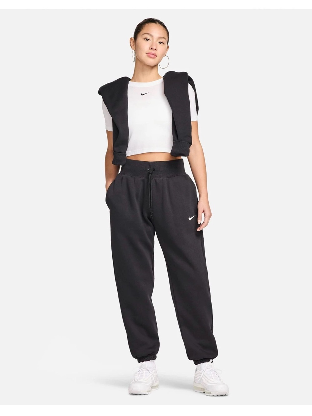 Nike NSW Phoenix Fleece High Waist Oversize Womens Sweatpants XXS